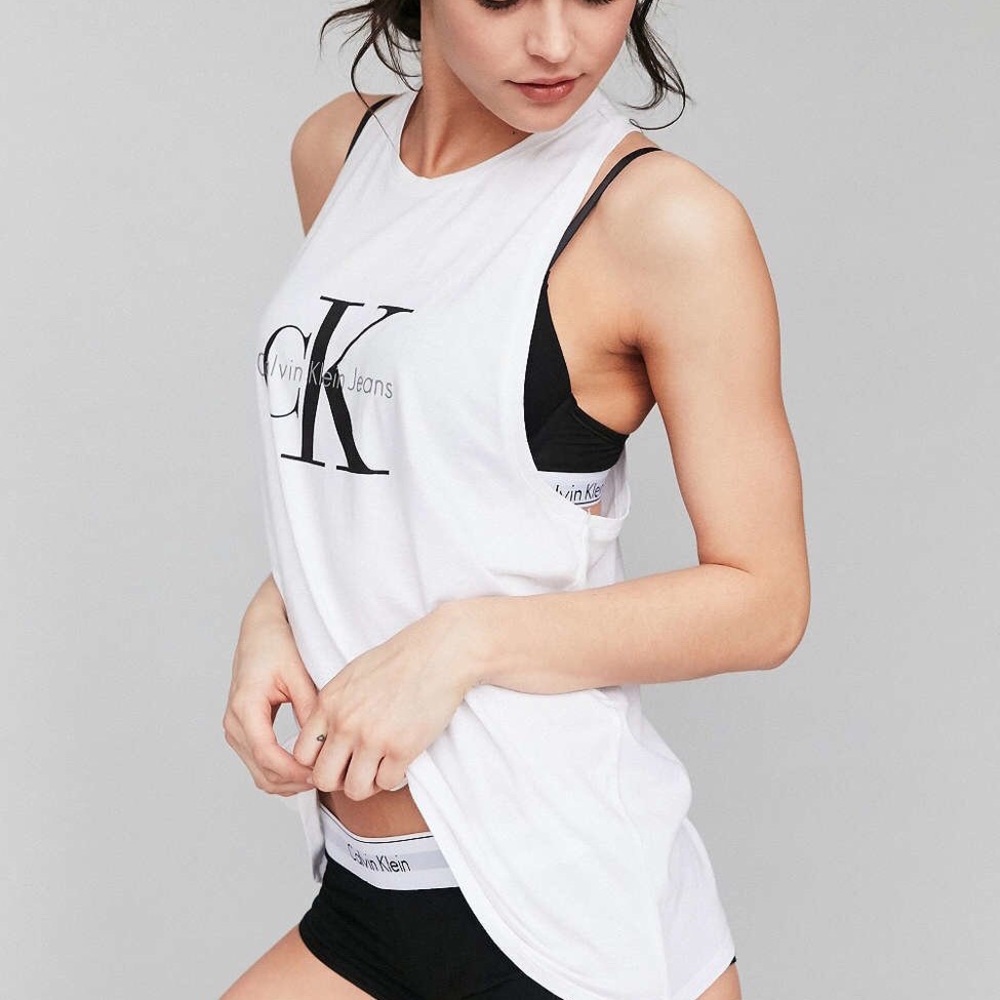 Calvin Klein racer back cotton t-shirt